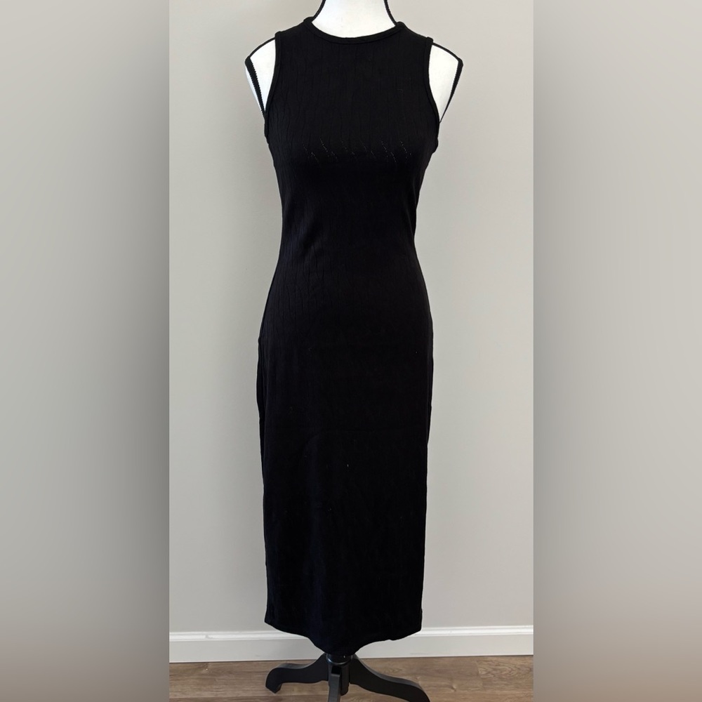 bebe knit Black Maxi Dress